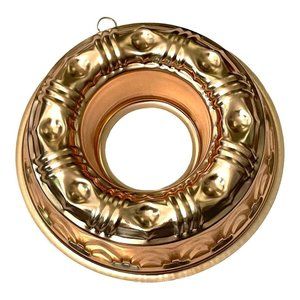 Vintage Decorative Copper Jello Mold